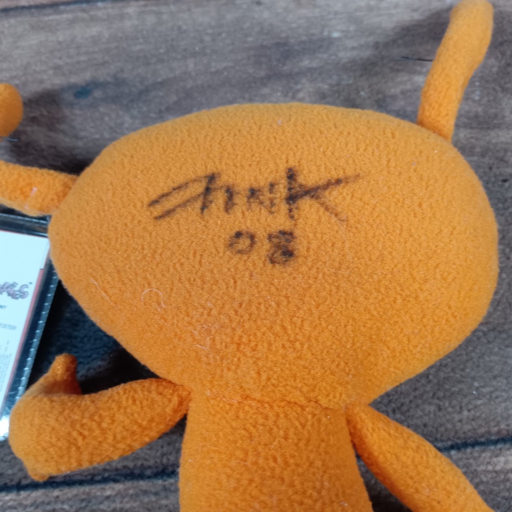 Boogily Bunnies Slurp‎ Plush Jakks Signed Fink 08 Orange Collectible - Picture 4 of 5
